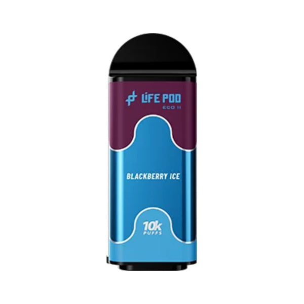 Life Pod Desechable Eco II Kit – Blackberry Ice 10000 Puffs