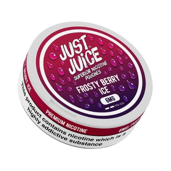 Just Juice Nicotine Pouches – Frosty Berry Ice 20 Pouches