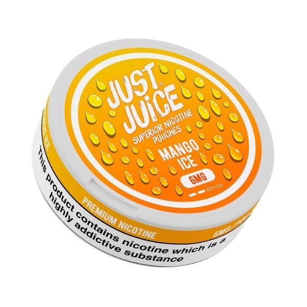 Just Juice Nicotine Pouches – Mango Ice 20 Pouches