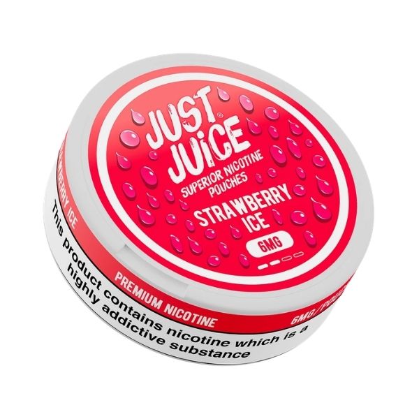 Just Juice Nicotine Pouches – Strawberry Ice 20 Pouches