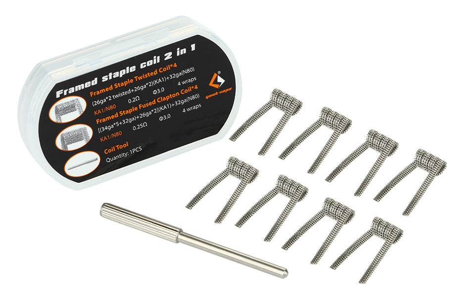 GEEKVAPE FRAMED STAPLE CLAPTON COIL 0.3OHM / 0.25OHM (1PCS)