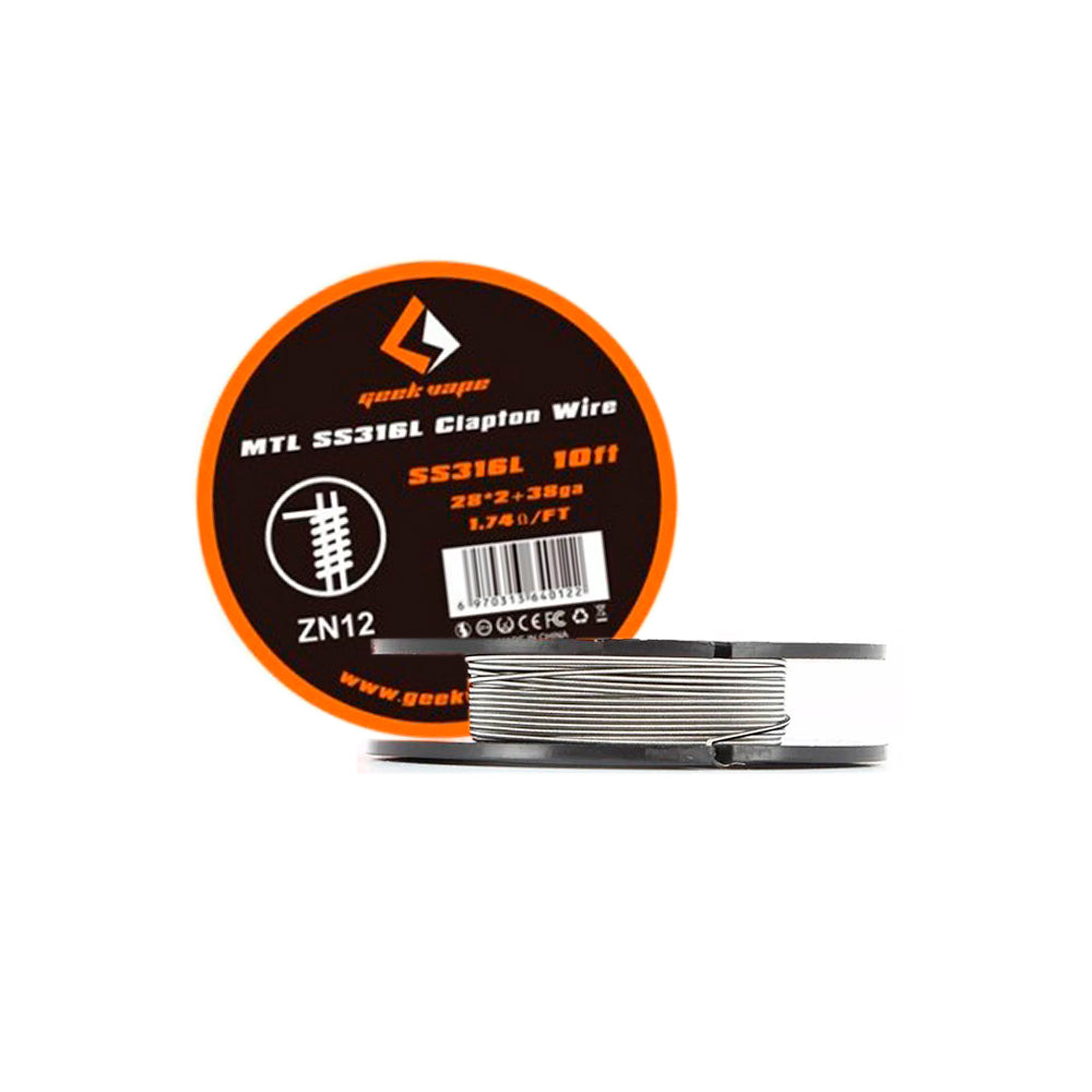 GEEKVAPE WIRE MTL SS316L CLAPTON ZN12