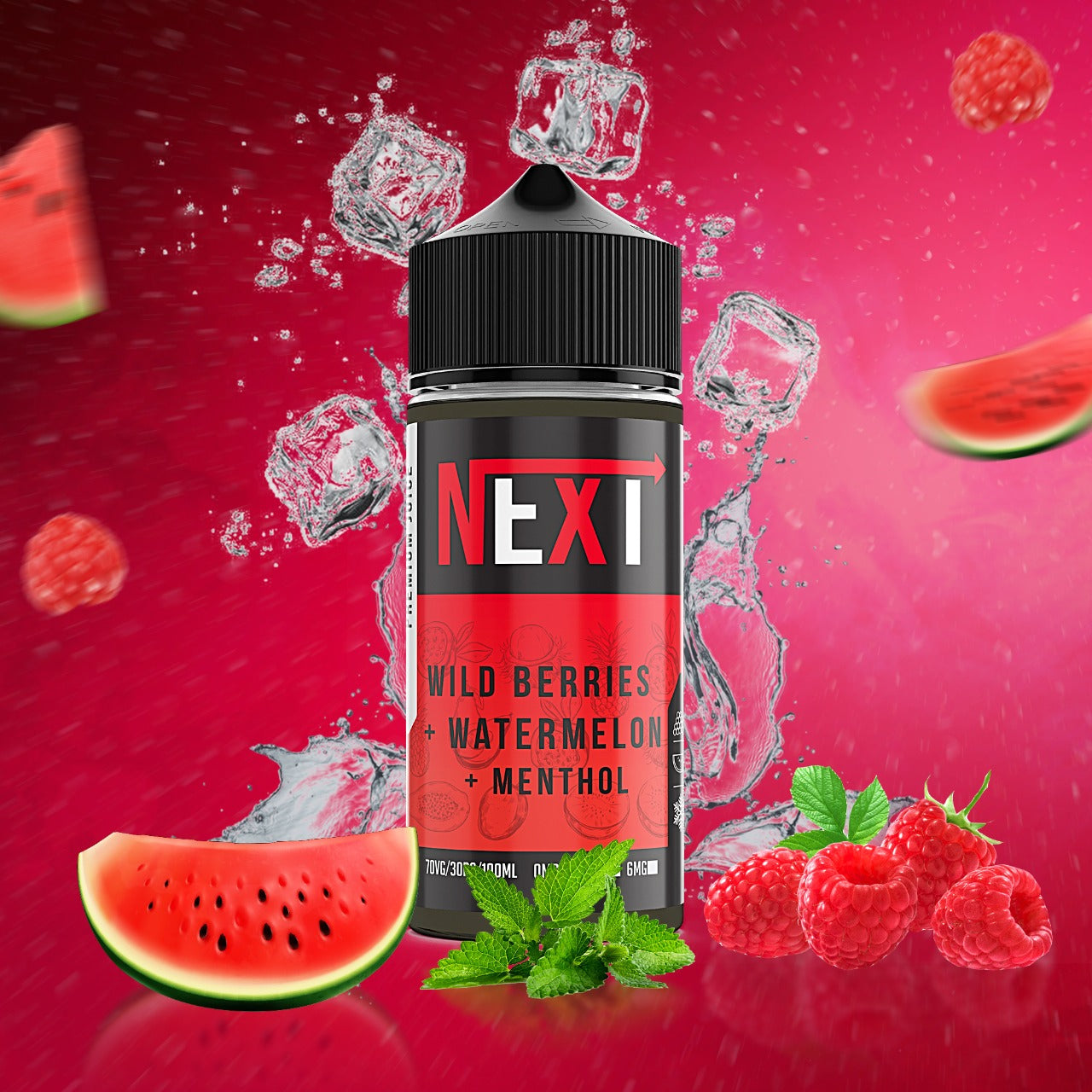 NEXT WILD BERRIES WATERMELON MENTHOL