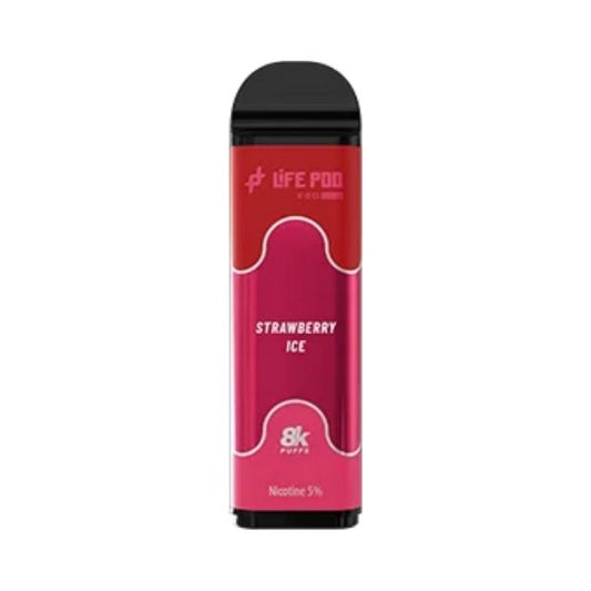 Life Pod Eco Pro Cartucho 8K – Strawberry Ice