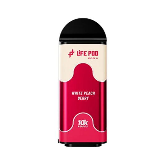 Life Pod Eco II Cartucho 10K – White Peach Berry